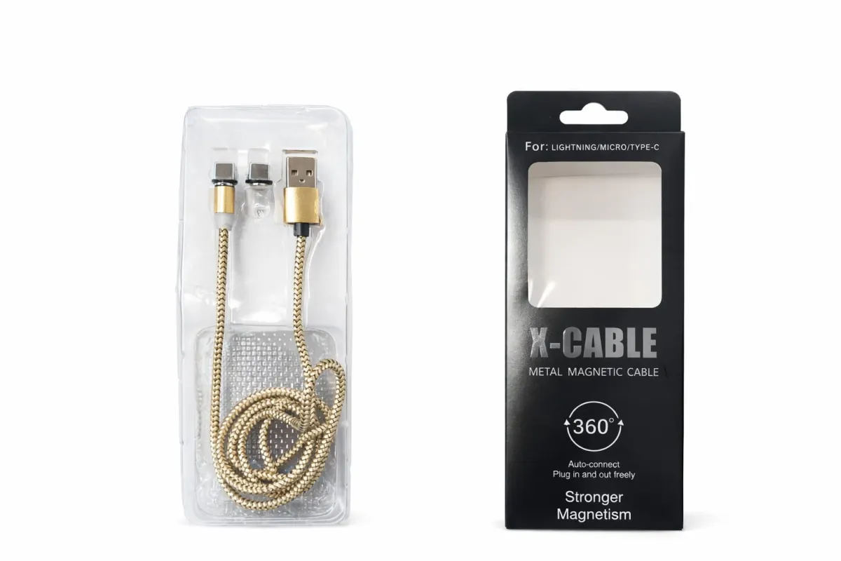Magnetisk Laddningskabel 3 i 1 M3 KDM0359