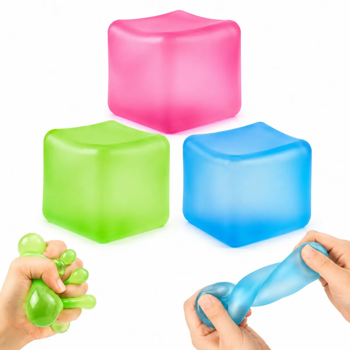 Squeeze Ball Cube Squishy Anti Stress Sensory Fidget Toy