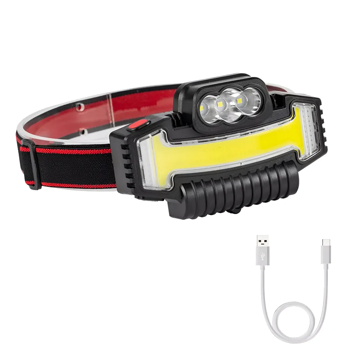 Krachtige LED Hoofdlamp met USB-C en Waterdicht - HL1123