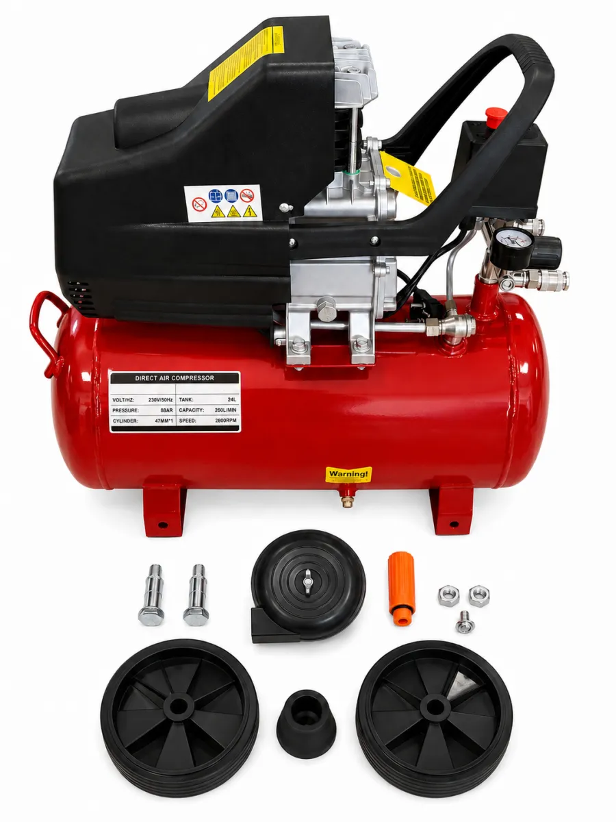 24L Oil Compressor – 1.8 kW / 2.5 HP HM-142
