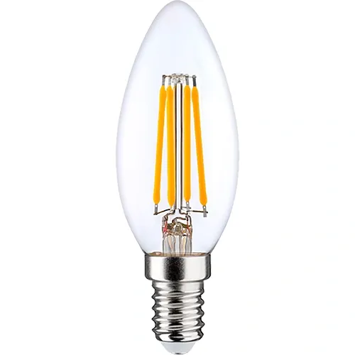 LED Dimmable Filament Bulb E14 C35 6W 840lm 3000K 360°
