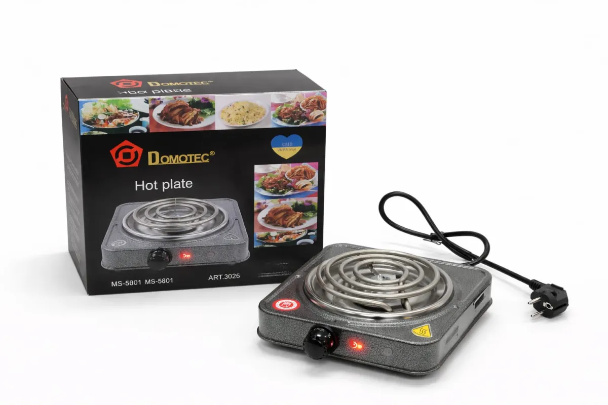 Compact Portable Electric Hot Plate Single Burner KDM0234