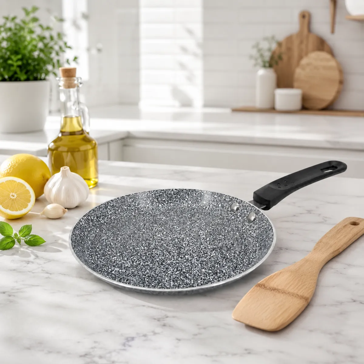 Pizzapande 22cm granit non-stick aluminiumtrykgods induktion KB-8714