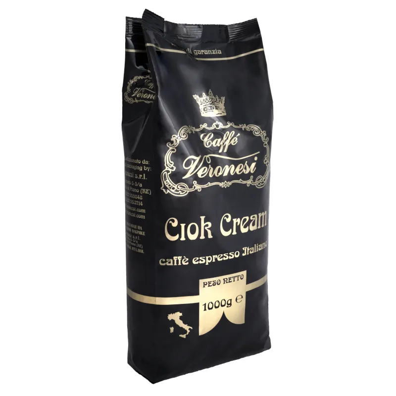 Veronesi Ciok Cream Whole Bean Coffee 1kg