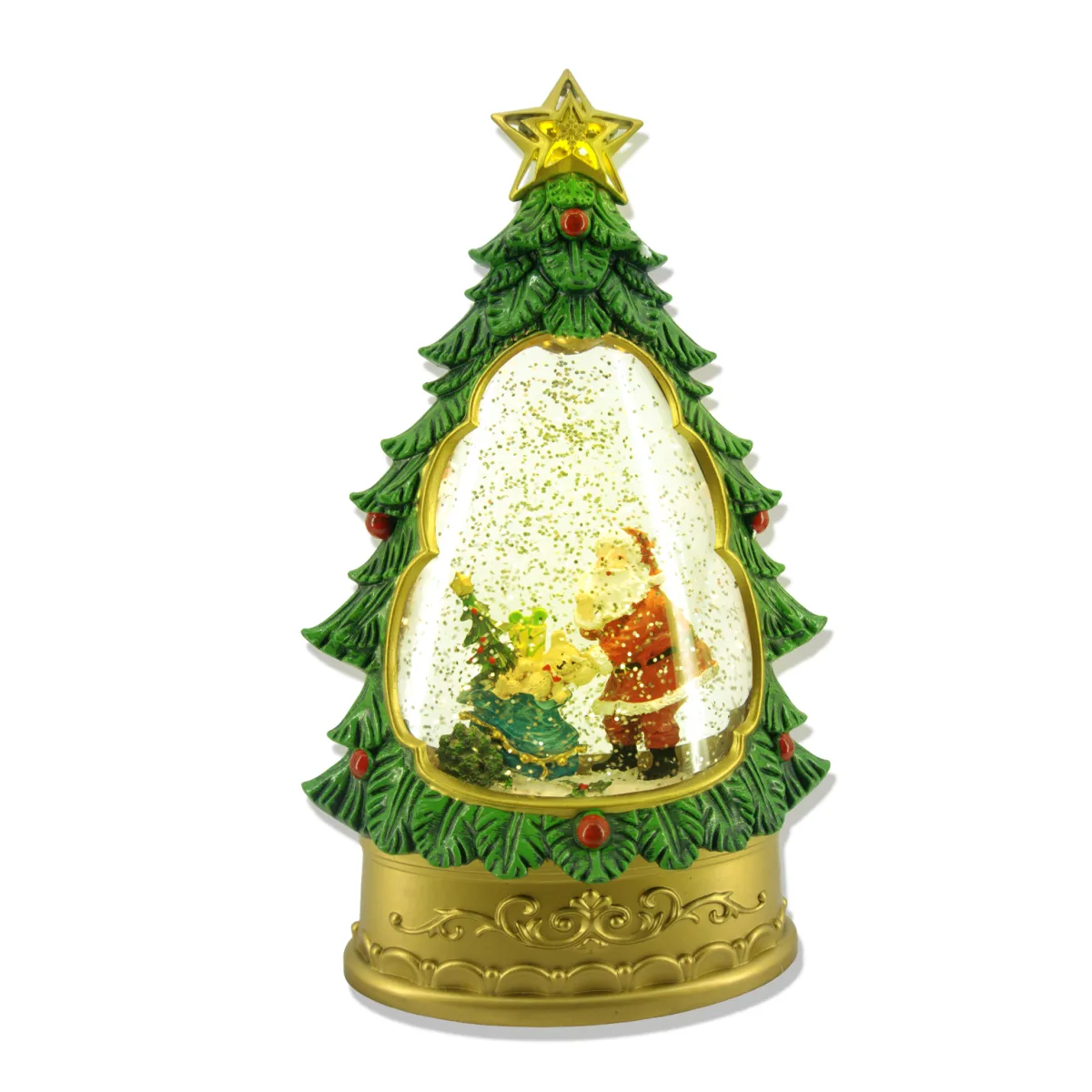 WATER GLITTERING LAMP XMAS PAPA-CP1194