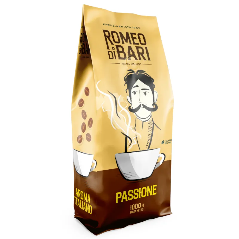Whole Bean Coffee Romeo Di Bari Passione 1kg