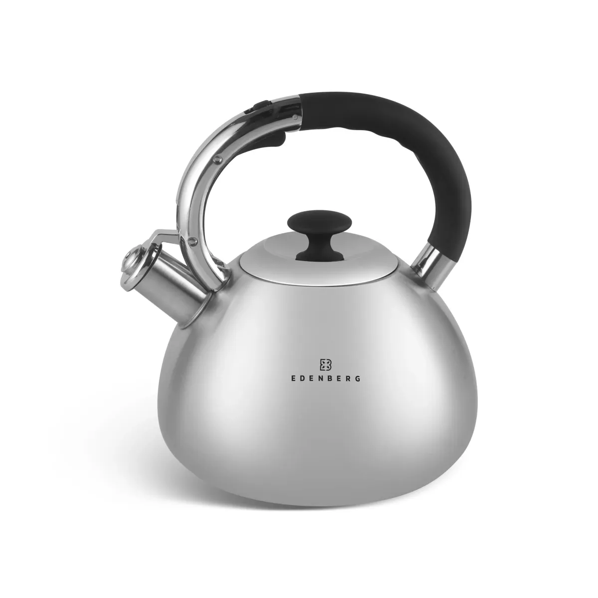 EDENBERG STAINLESS STEEL WHISTLING KETTLE SATIN 3L EB-2497