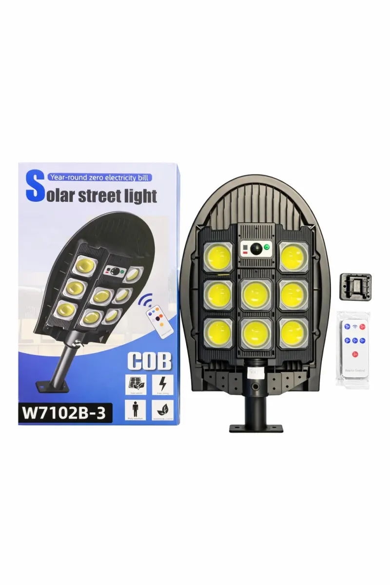 8-COB Solar Street Light with Remote Control KDM0774