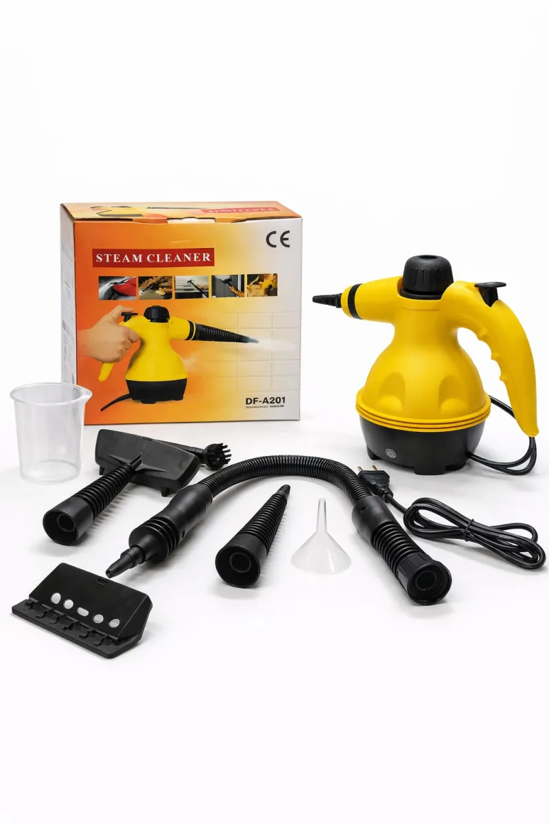 Portable Handheld Steam Cleaner with Multi-Surface Attachments - Chemical-Free Cleaning KDM0631
