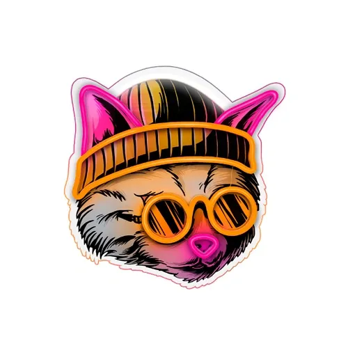 LED neónový nápis Art Cat Dreamer