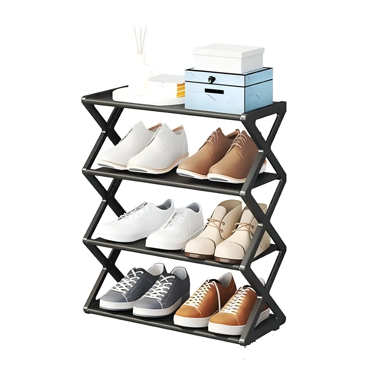 SIMPLE MULTIFUNCTIONAL SHOE RACK - SRK1111