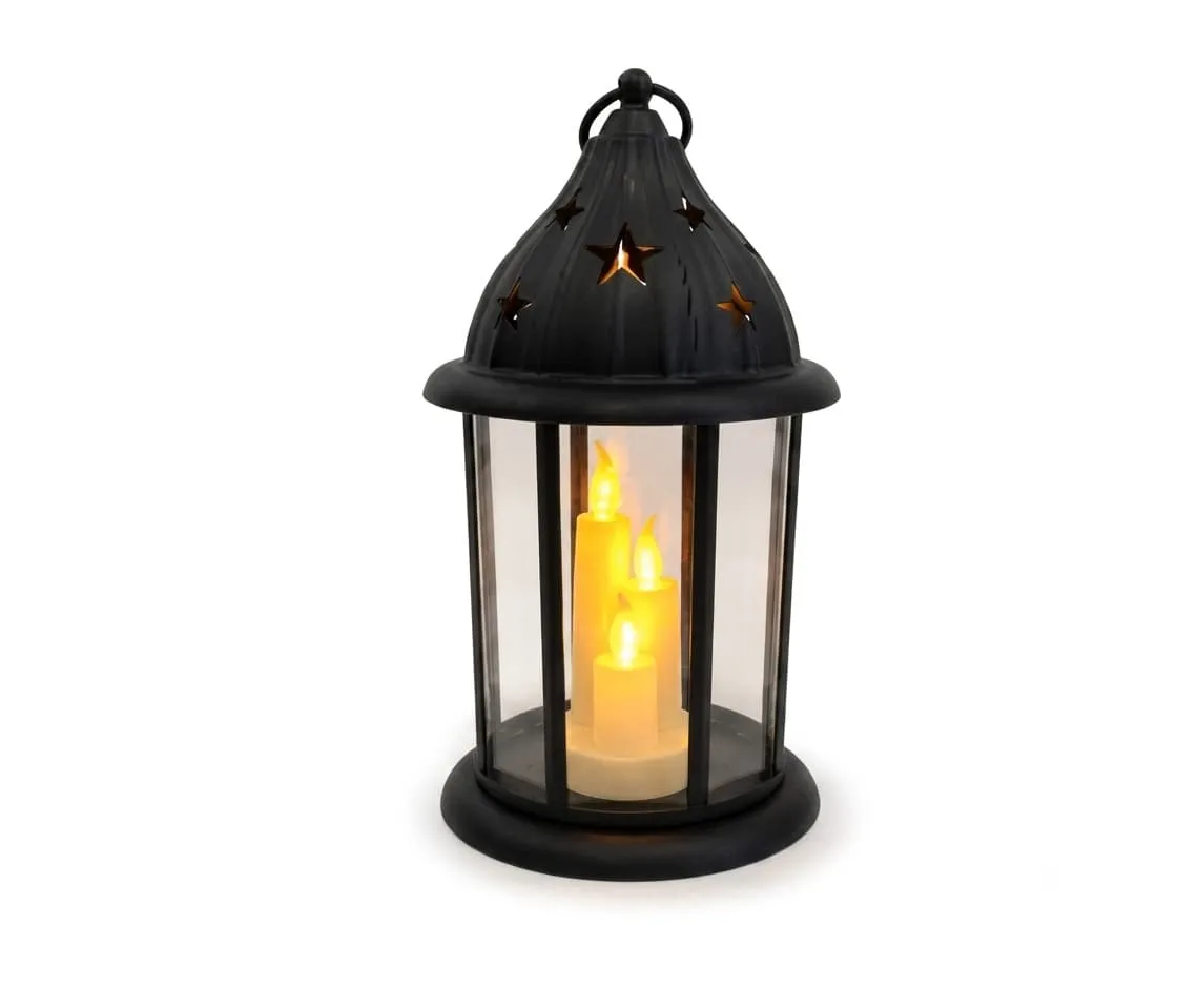 Midnight Star Led Decorative Candle Lantern