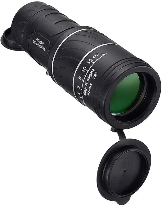Portable Monocular Telescope 40x60, Long Range, Black - SC-9160