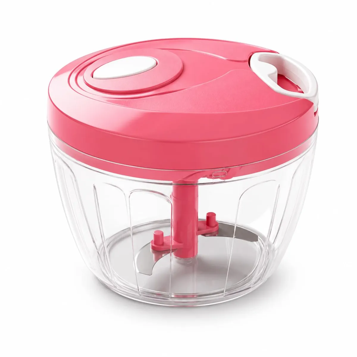 Manual Vegetable Chopper 450ml 3 Stainless Steel Blades-AC-177