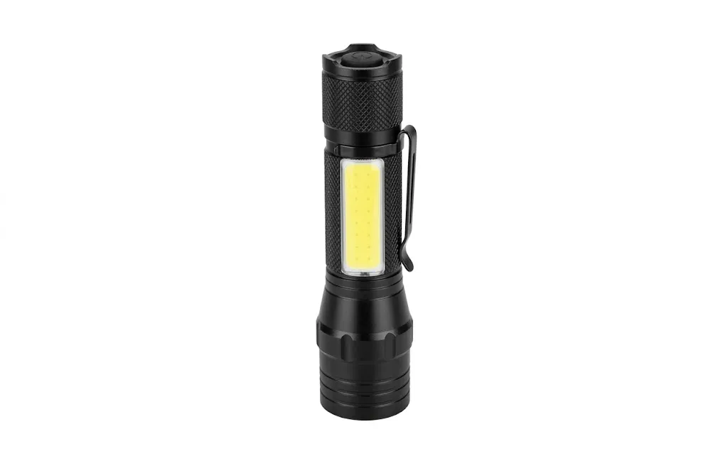 Rechargeable Tactical LED Flashlight with COB Side Light- VK-03