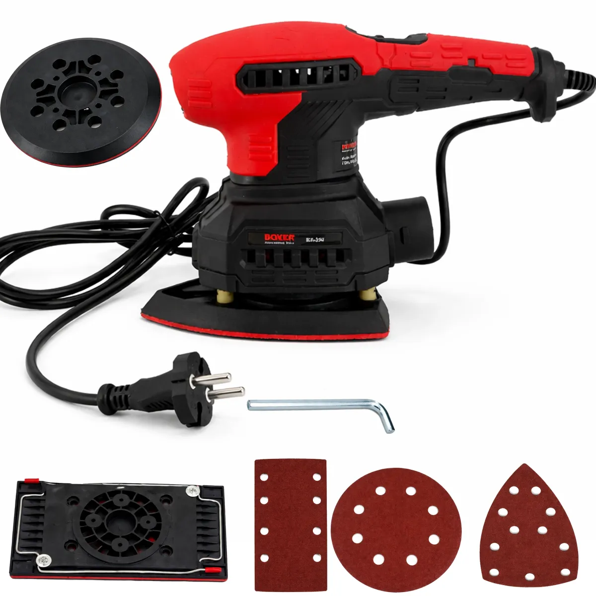 3-in-1 Electric Sander 1200W Orbital Rotary & Delta Sander | BX-250