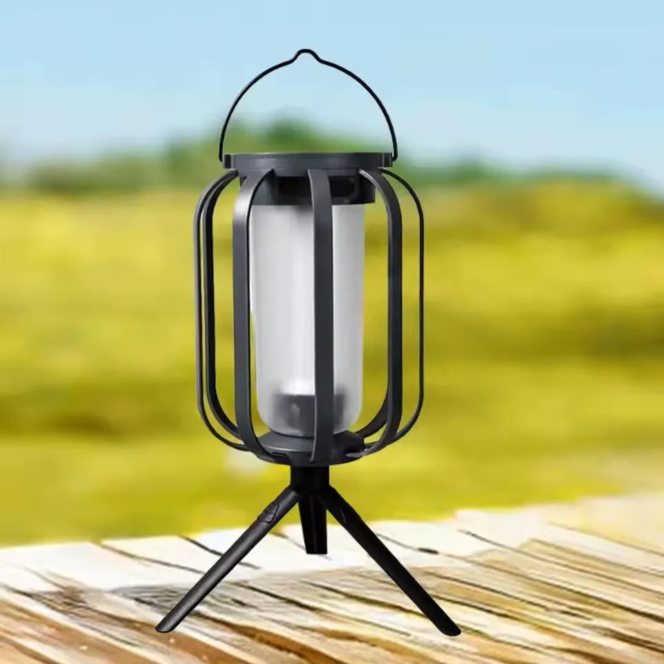 Solar LED Garden Lamp with Tripod - Outdoor Lighting KDM0767