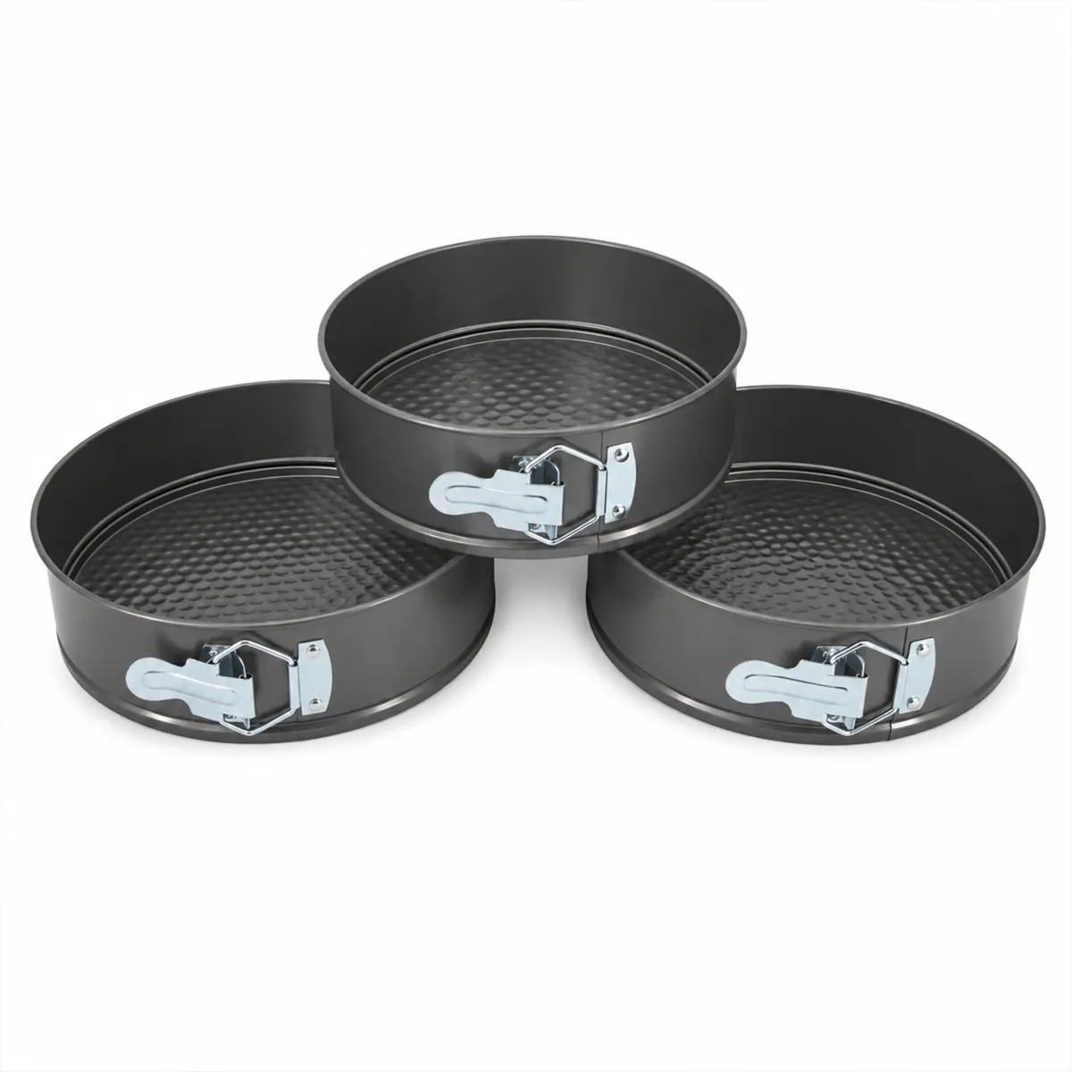 3 Piece Round Cake Mould Set  20 / 22 / 24 cm Model No.2216
