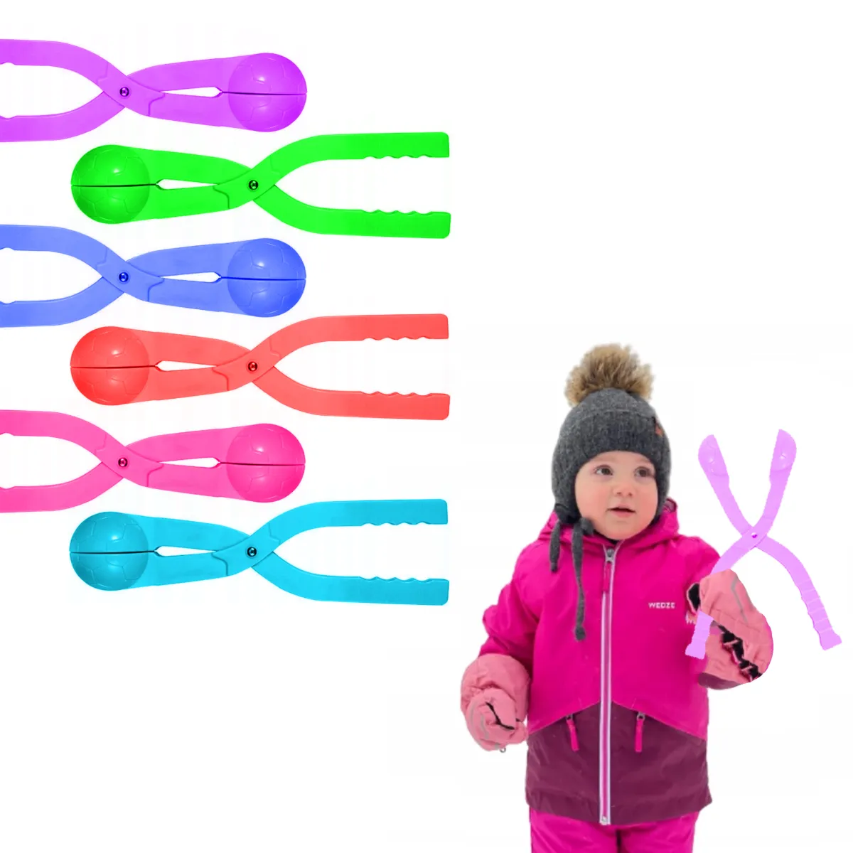 Winter Snow Maker Snowball Tool Multicolor  1pcs - ST1111