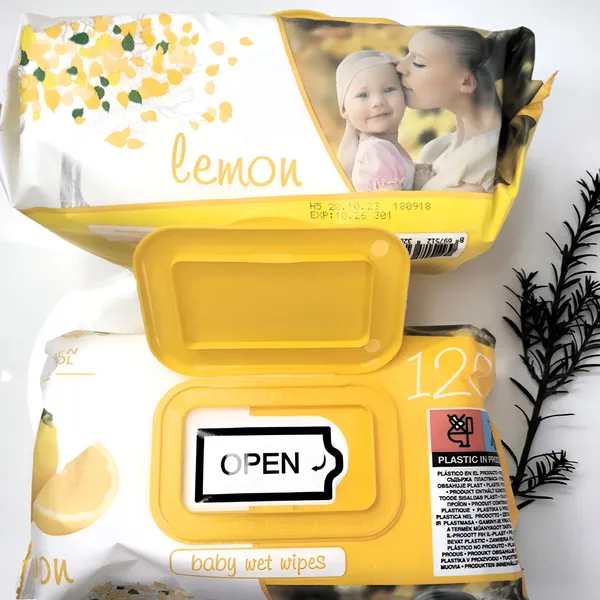 Sleepy Baby Wet Wipes 120 Pieces Lemon | BW1111LM