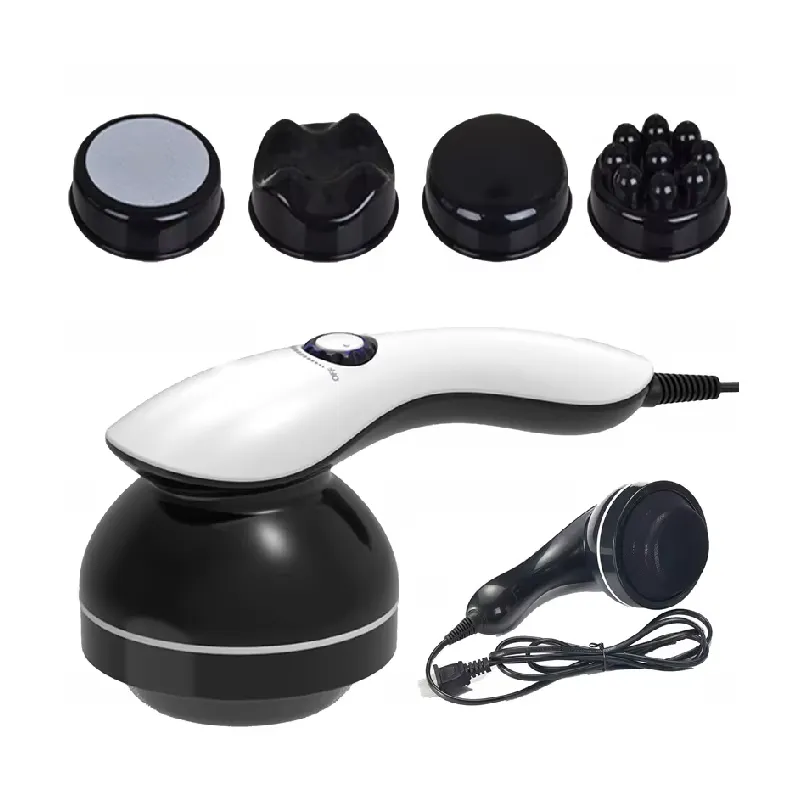 Electric Body Massager with Interchangeable Heads - Infrared, Slimming, Anti-Cellulite KDM0105