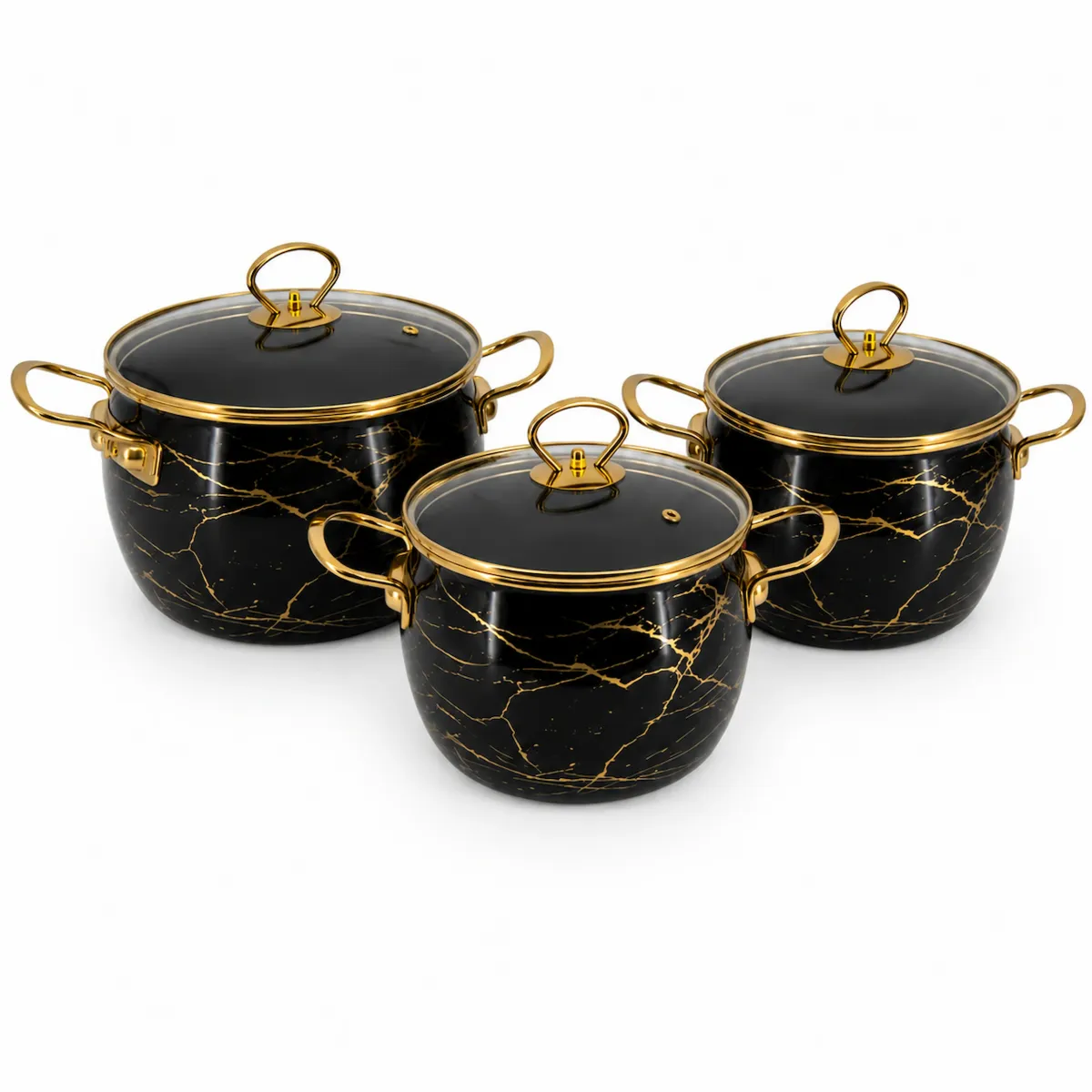 6 Piece Enamel Cookware set | EB-5002