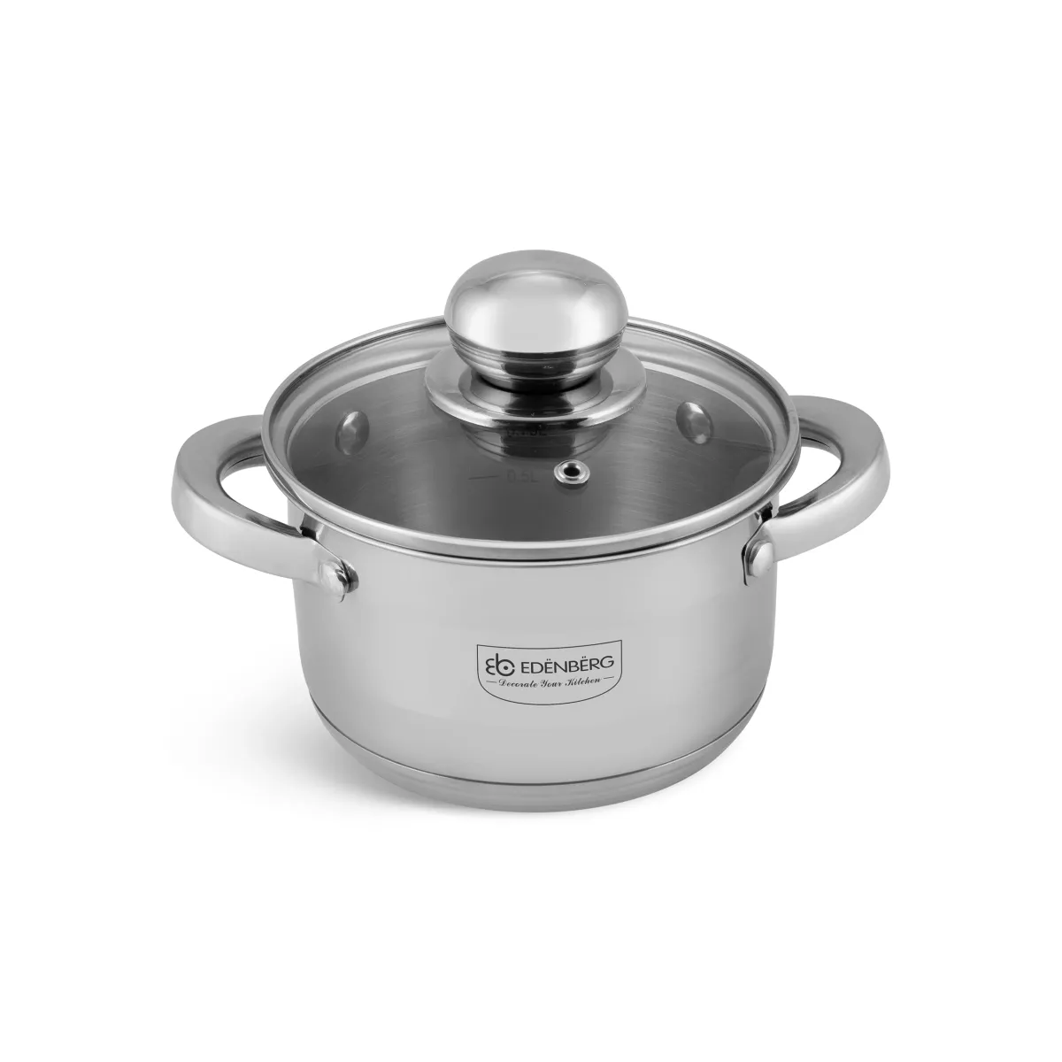 Edenberg 1.9L Stainless Steel Pot 16cm with Lid | EB-3003