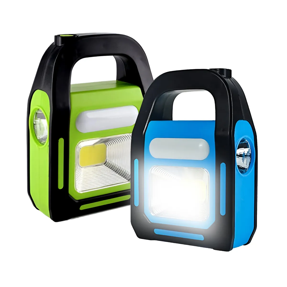 Bærbar arbeidslampe USB oppladbar COB + 3W LED + rør - FL1133