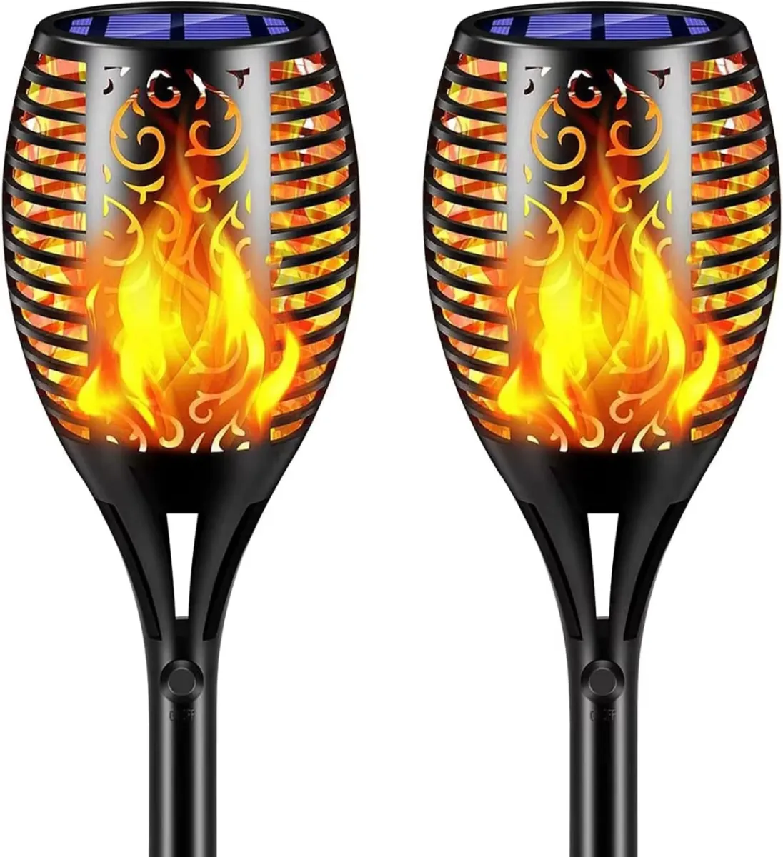 Solar Flame Garden Torches - Set of 2 KDM0810