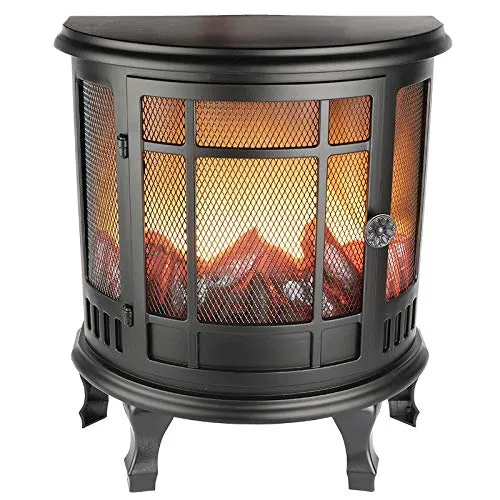 Decorative fireplace with LED flame effect - A6791