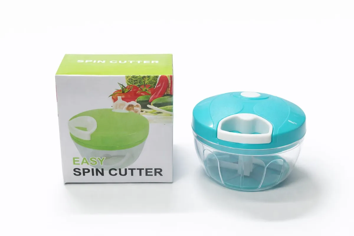 Manual Mini Food Chopper - Easy Spin Cutter KDM0698