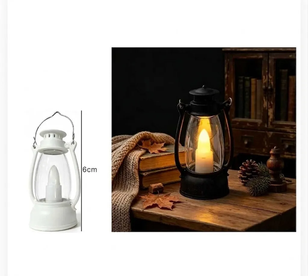 Miniature Globe LED Kerosene Lantern (6 cm) – Item 791002