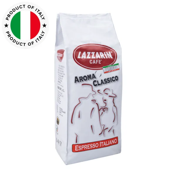 Italian Whole Bean Coffee Lazzarin Aroma Classico 1kg
