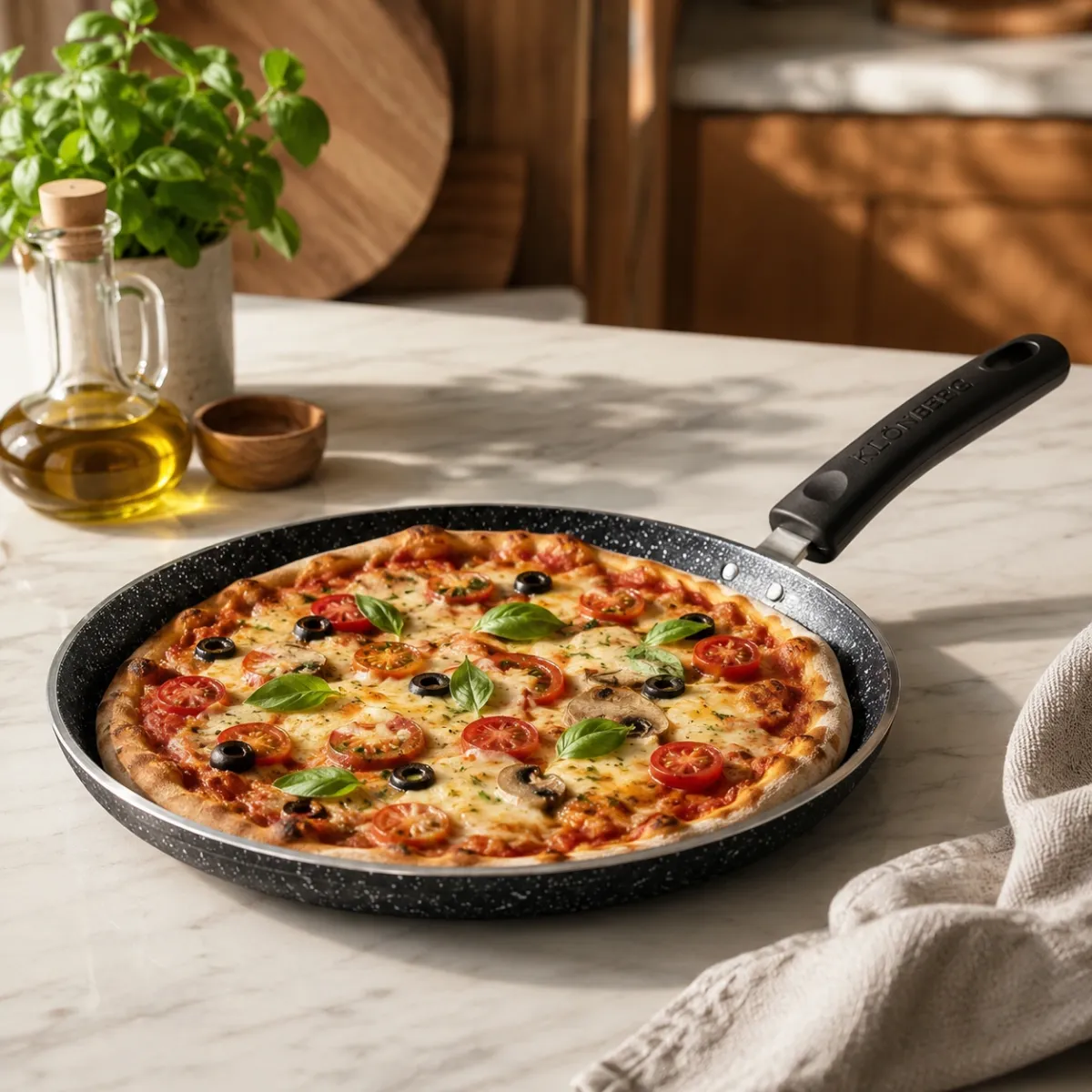 Granite Non-Stick Pizza Pan 24cm PFOA Free