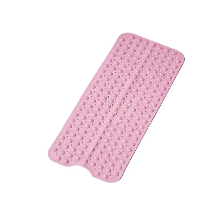 Pink Anti-Slip Bath Mat with Suction Cups KDM0715