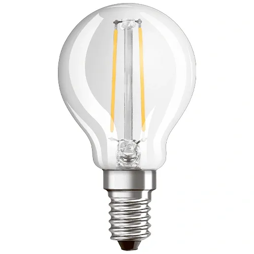LED Filament Bulb E14 G45 4W 520lm 3000K 360°