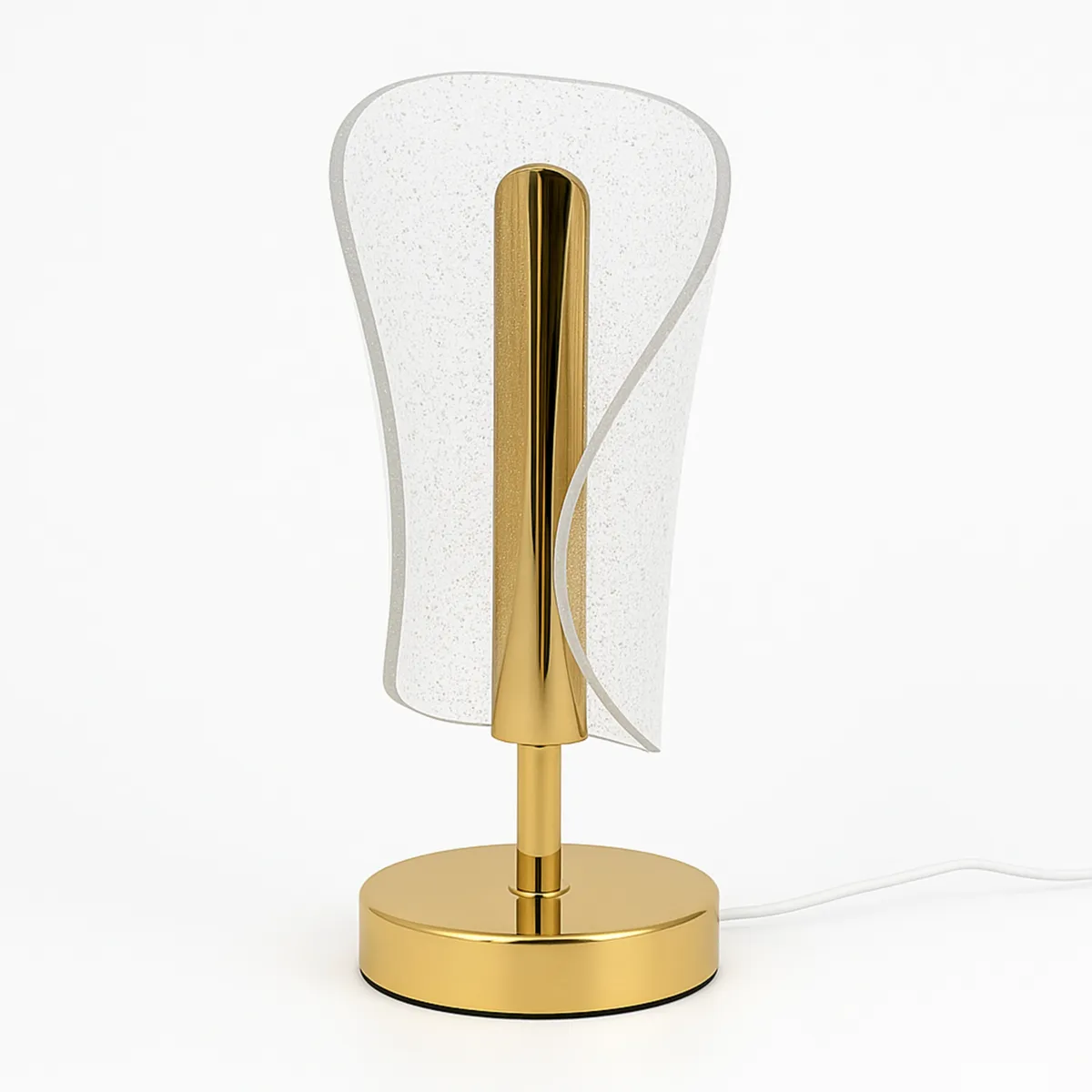 Touch LED bordlampe med USB 3-farvet lysdæmpning - L090530