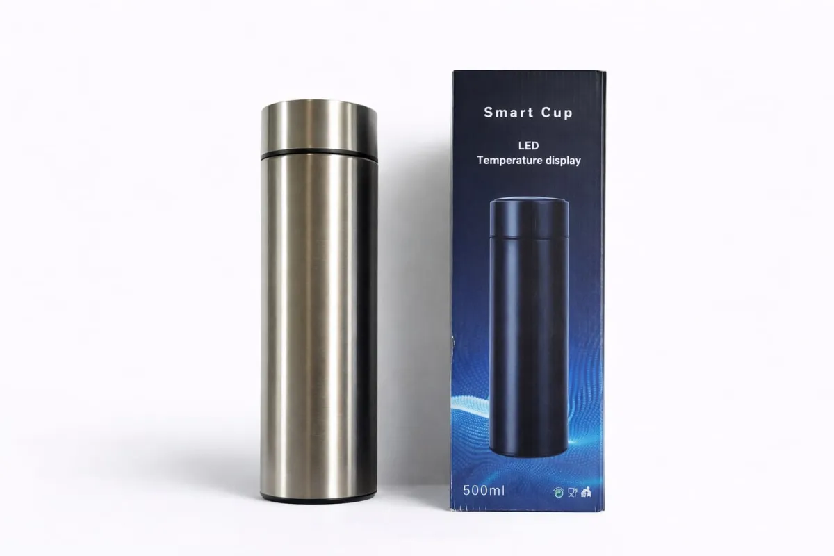 Smart Stainless Steel Thermal Bottle with LED Temperature Display KDM0177