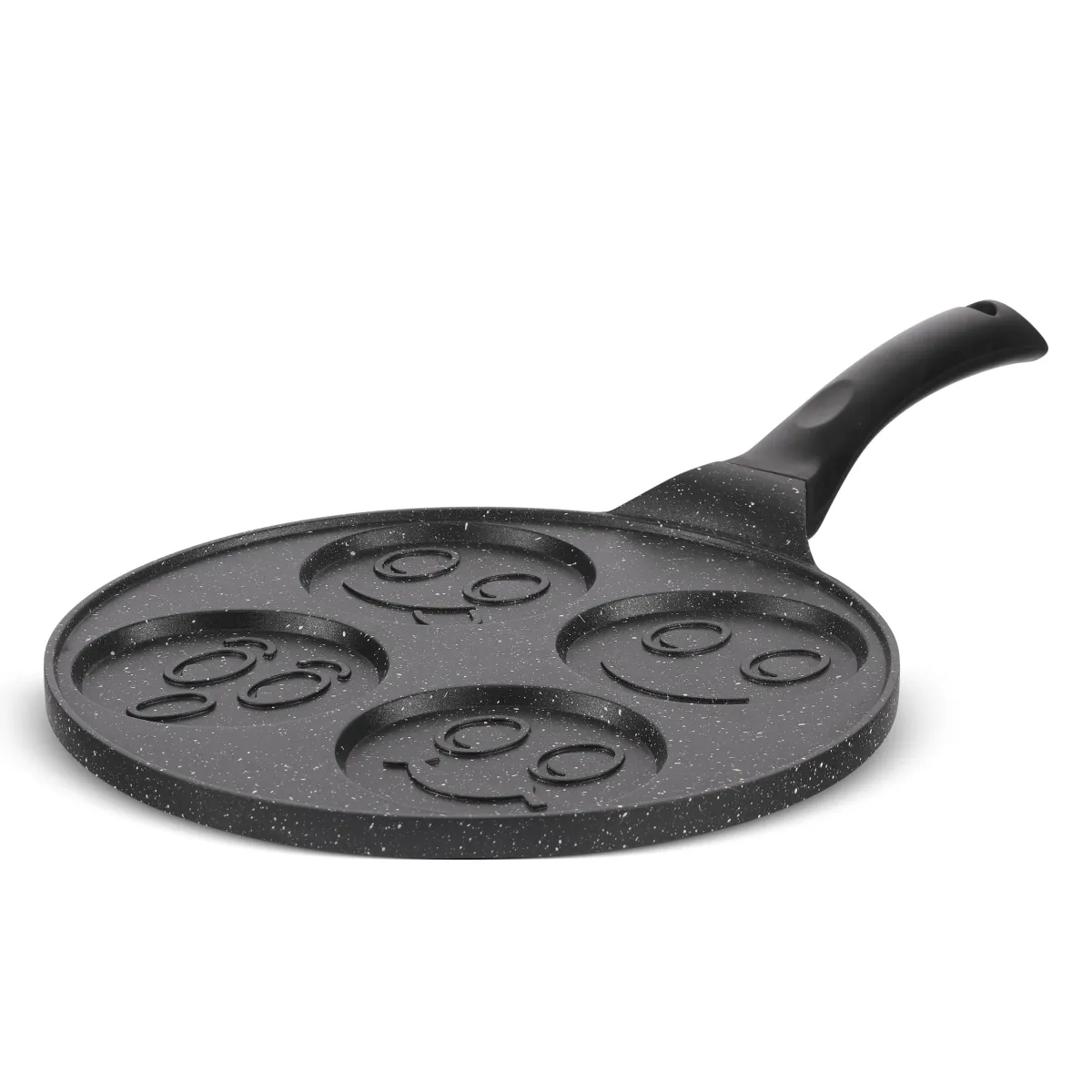 EDENBERG CREPE PAN 27CM WITH BLACK BAKELITE HANDLE - 4 SMILE FACE EB-7614