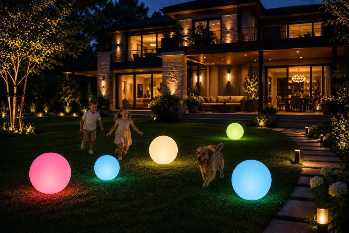 Outdoor Decorative Light BALL excl. E27 max 15W IP44 Ø30cm