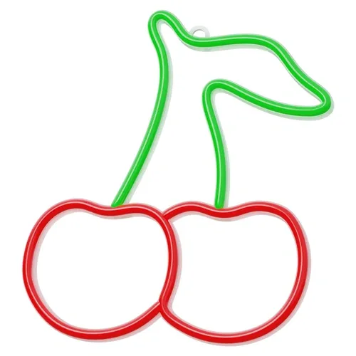 LED Neon Light Sign Cherry Multi-Color