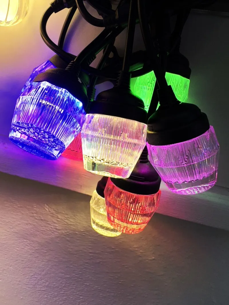 Garden garland 5m crystal multicolor KYS0036