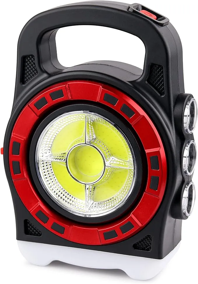 Solar Rechargeable LED Camping Light with COB- VK-043