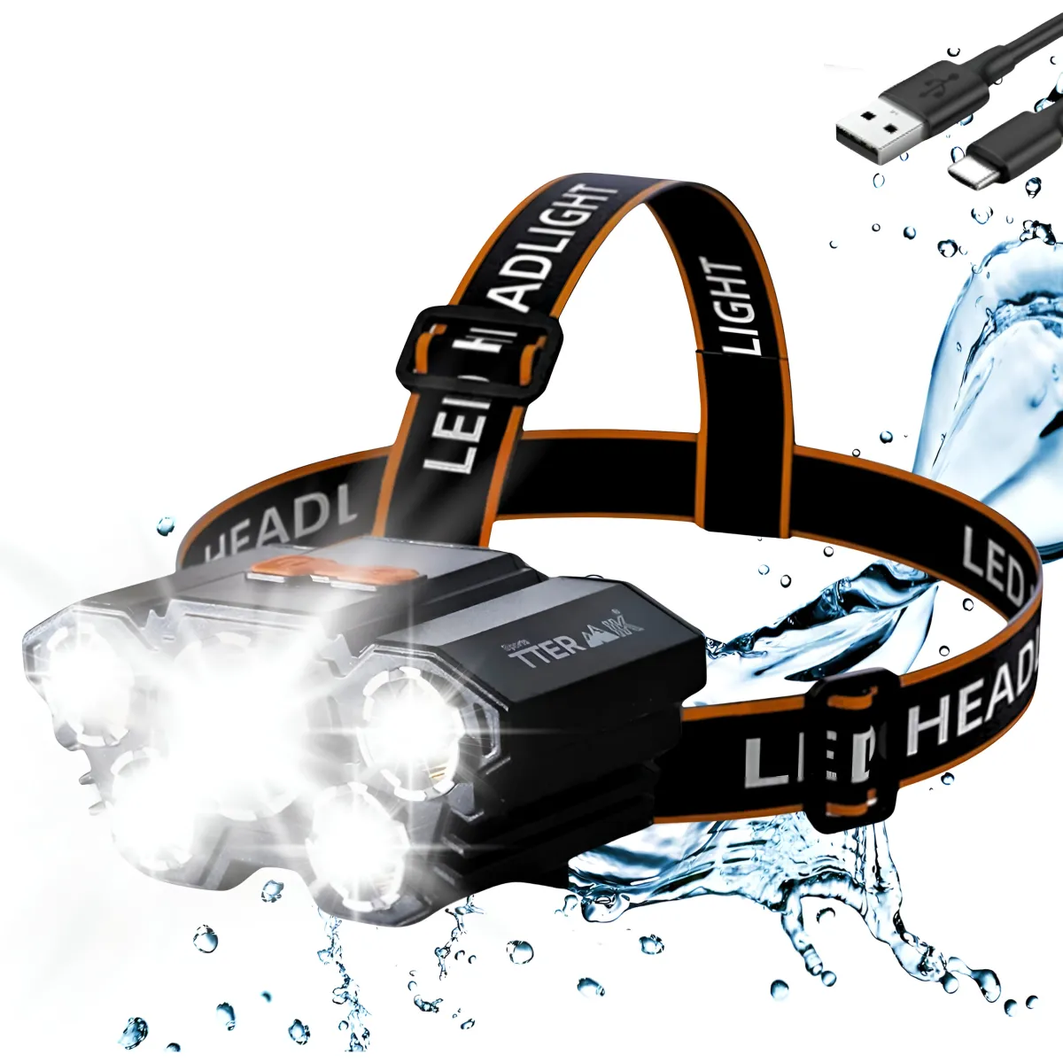 USB Rechargeable LED Headlamp | HL1124