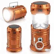 VK-23 Solar LED Camping Lantern USB 60LM