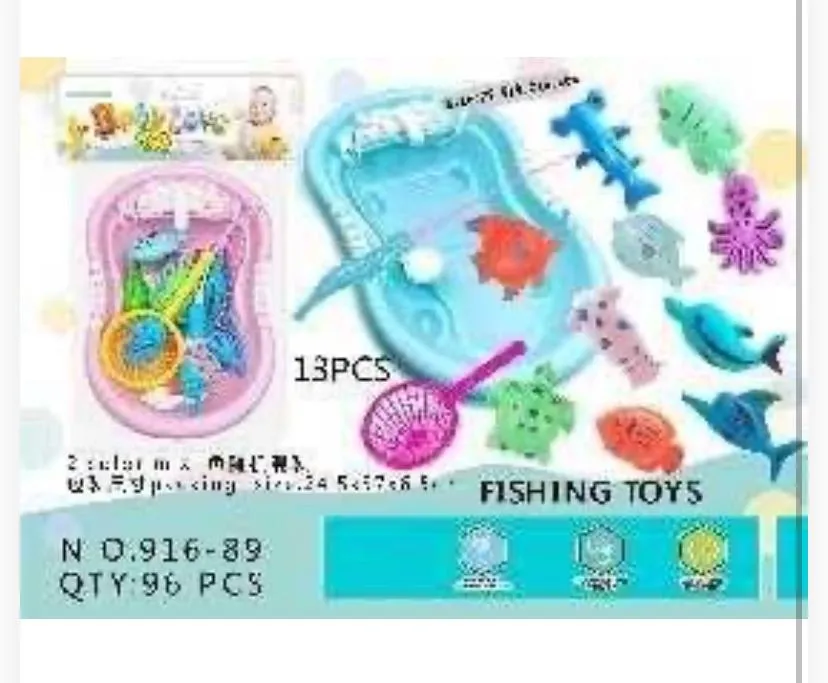 13-Piece Baby Fishing Toy Set