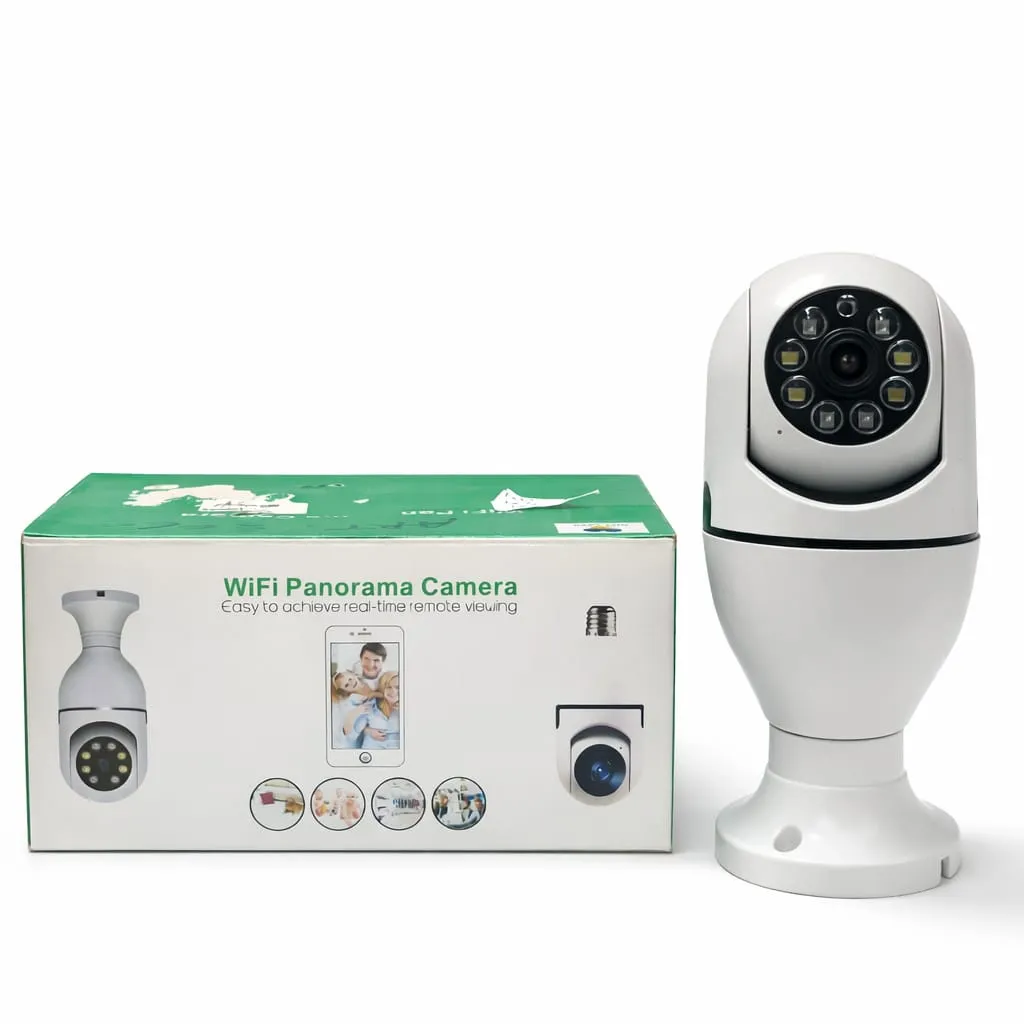WiFi IP Camera E27 360°/90° KDM0206