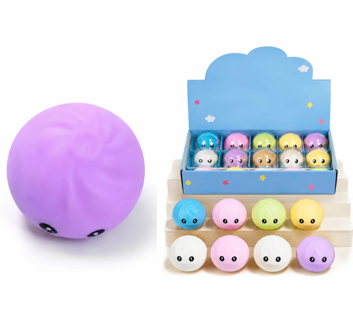 Cute Mochi Squishy Ball – Soft Squeeze Sensory Toy 791969