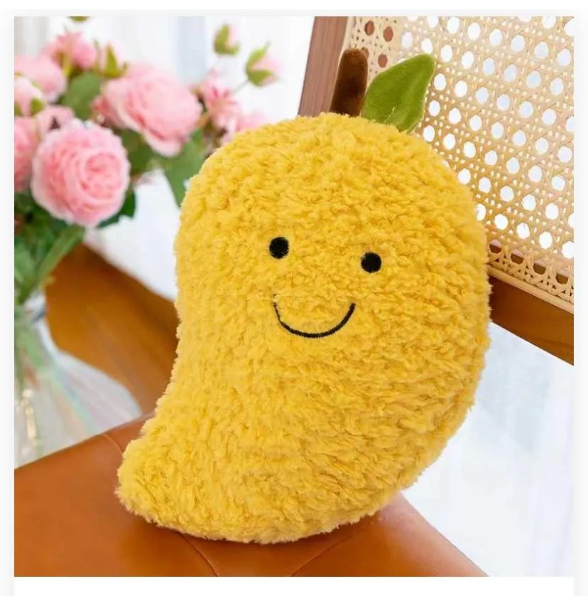 Smiley Mango Fruit Plush Cushion / Toy