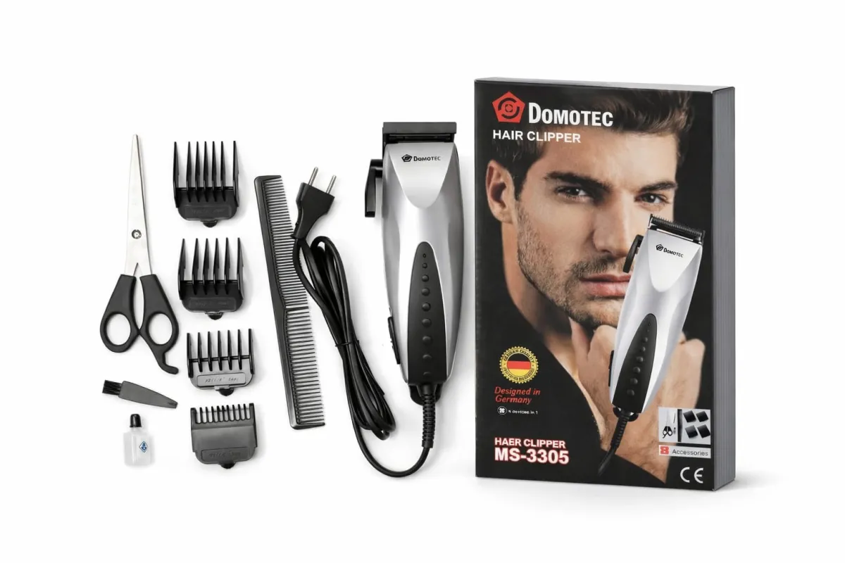 Professional Hair Clipper Set with Accessories – Haircut Kit KDM0593